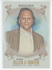 2021 Topps Allen & Ginter Hot Box Silver Portrait #262 Buzz Bissinger (Author)