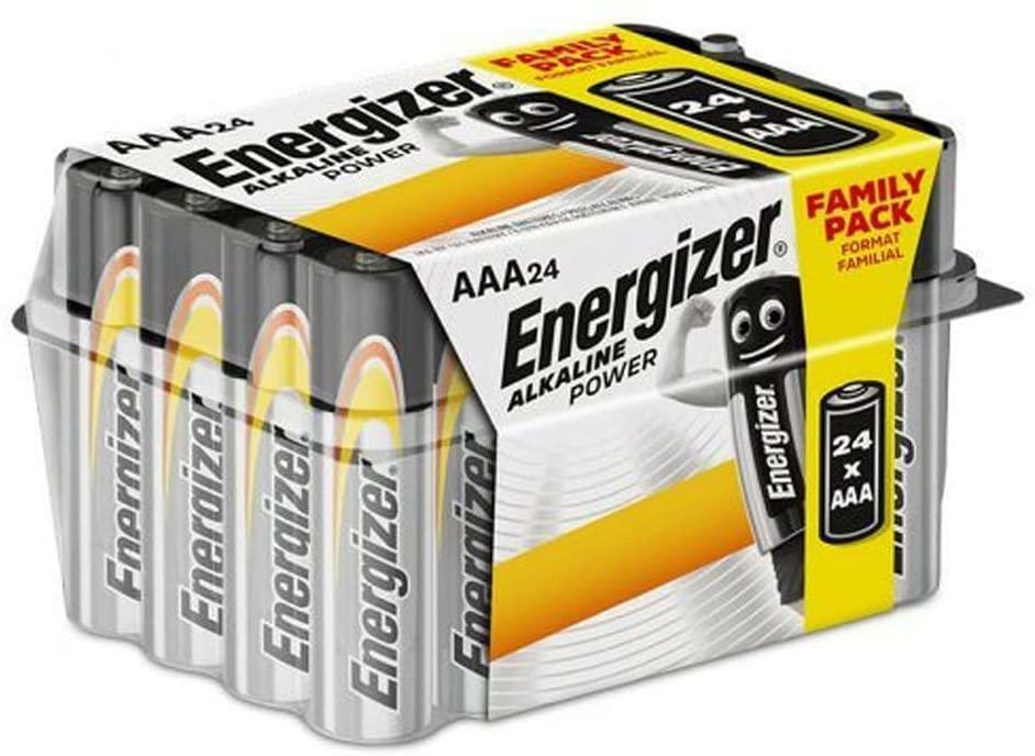 24 x ENERGIZER AAA POWER ALKALINE BATTERIES LR3 MN2400 BATTERY LONGEST EXPIRY