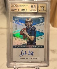 Jared GOFF 2016 Elite TOTC AUTO RC #'d 3/25 BGS 9.5/10 Detroit LIONS 
