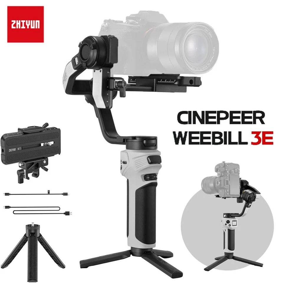 ZHIYUN CINEPEER WEEBILL 3E 3-Axis Gimbal Stabilizer for Sony Canon Nikon Panason