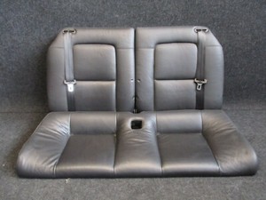 LEDER Rücksitzbank Audi TT 8N Coupe Rückbank Sitz Ausstattung schwarz