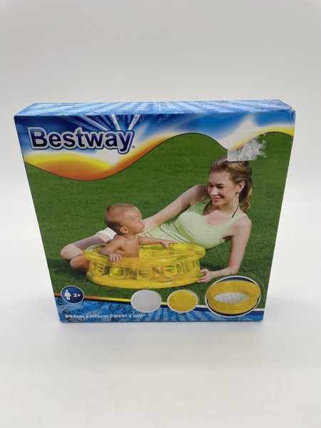 Bestway Planschbecken Coral Kids 64 Cm - Aufblasbarer Babypool Kinderpool Pool-image