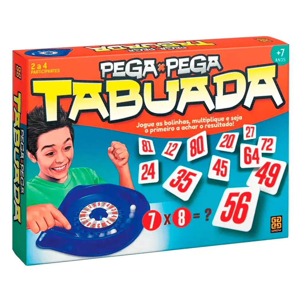 Jogo Pega/Pega Tabuada / Game handle/handle - Grow