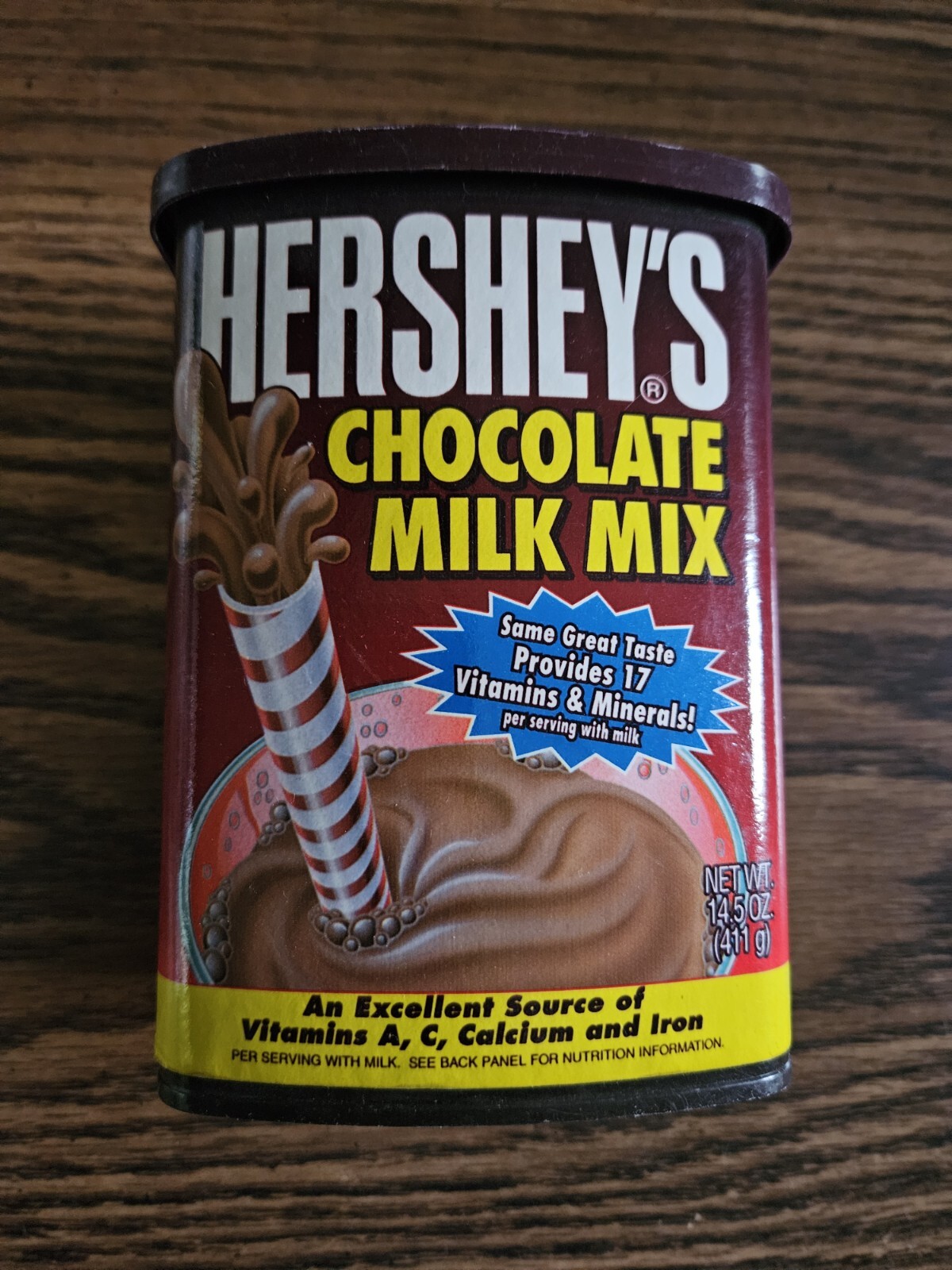 Hershey's Chocolate Milk Mix 14.5 oz Plastic Container eBay