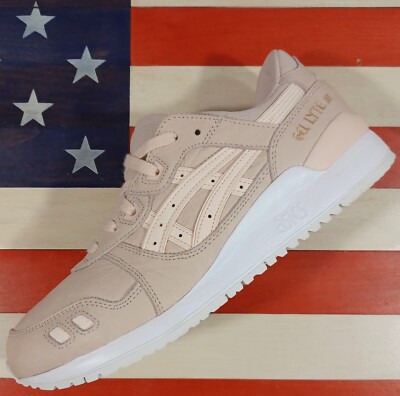 Asics Gel Lyte III Running Shoe Vanilla Cream White NEW [HL7D5