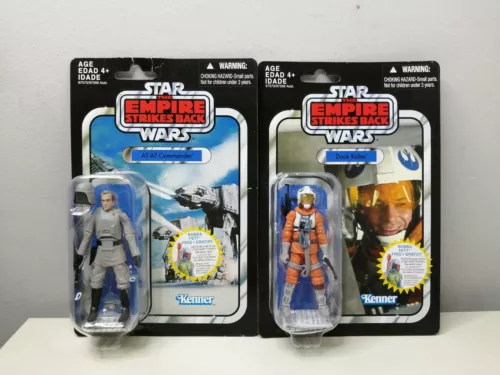 Star Wars Vintage Collection AT-AT COMMANDER VC05 & DACK RALTER VC07 BOBBA ERROR