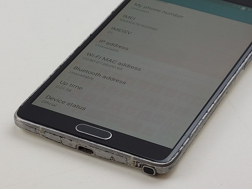 Samsung Galaxy Note 4 (SM-N910P) 32GB - Black (Sprint) - HEAVY BURN - J9190 - Picture 5 of 9