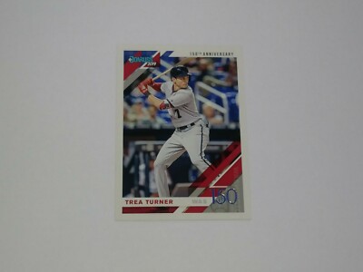 2019 Donruss ** 150th ANNIVERSARY ** #141 Trea Turner  #D 150/150  LAST ONE