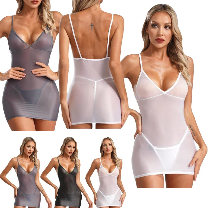 Abito donna gonna traspirante nightclub camicia da notte San Valentino pigiama bar