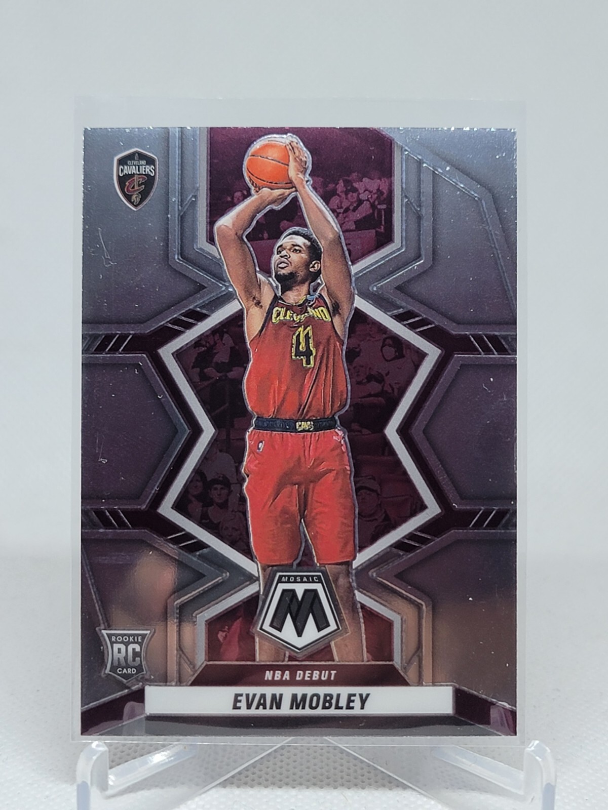 2021-22 Panini Mosaic Evan Mobley NBA Debut Rookie Card #263 A1D