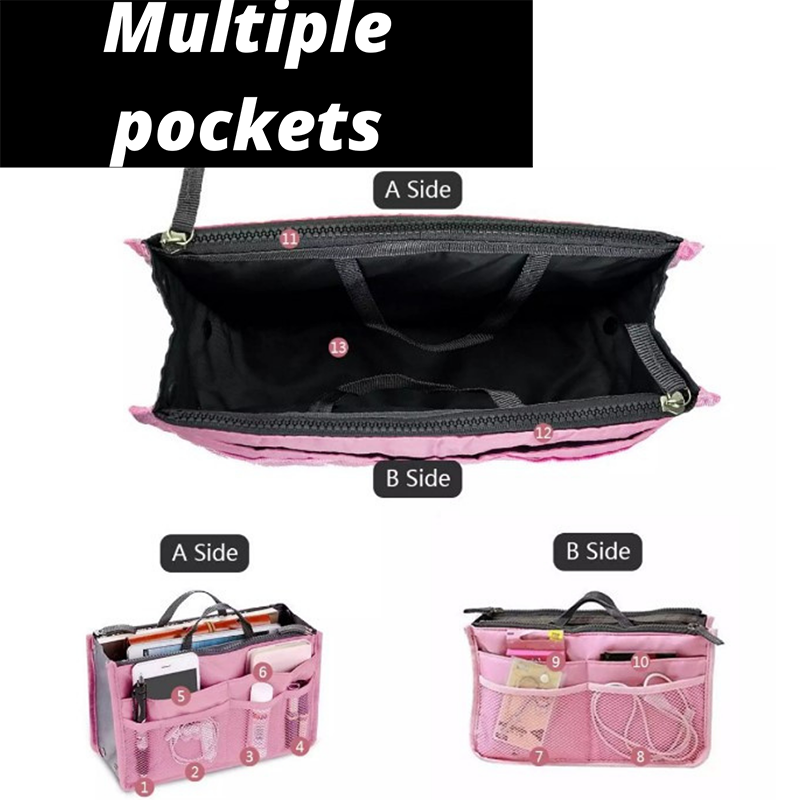 Comicfs Organizer Interno Per Borsa Pannolini - Inserito Con 6 Scomparti, Tessuto Impermeabile, Nero, 12x16x20 Cm - 5