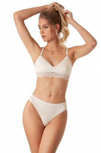 Tanga de Bambú con Encaje Espalda Damas Knickers Cómoda Opaca Niñas Ropa Interior - Imagen 23 de 26