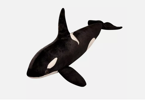 27'' Orca Killer Whale Plush Toy – Soft Stuffed Animal for Kids & Toddlers Gift