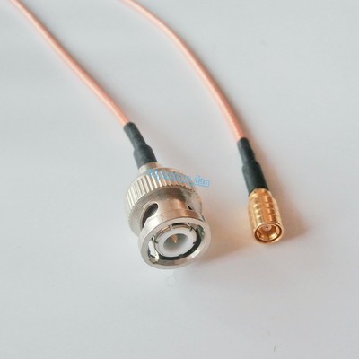 BNC Male to SMB Female STRAIGHT RF pigtail Cable COAX RG316 3Feet