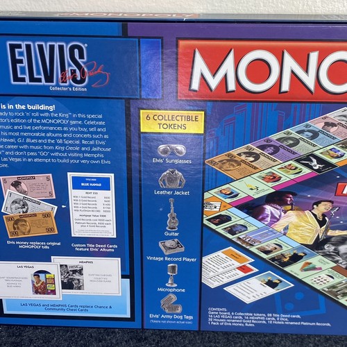 ELVIS Presley 75th ANNIVERSARY Collector's Edition MONOPOLY NEW READ - Picture 19 of 19