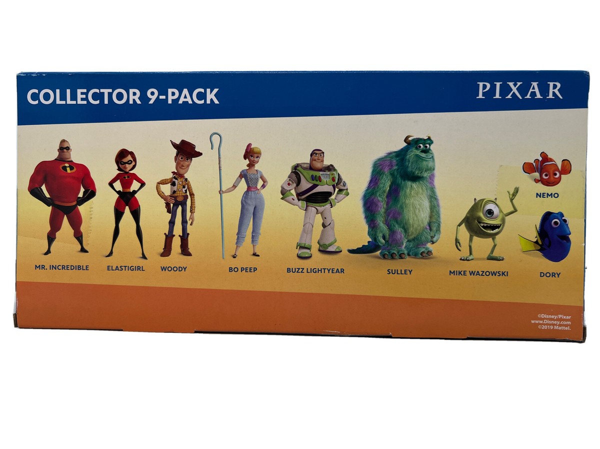 Mattel Disney Pixar collector's 9-pack figure set Woody, Buzz