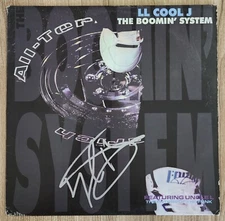 LL Cool J Signed The Boomin' System Vinyl Record 12" Hip Hop Rap LEGEND RAD