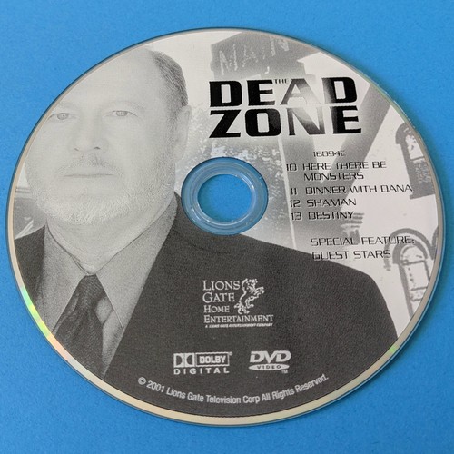 THE DEAD ZONE Season 1 DISC 4 DVD REPLACEMENT only - single Disc Only 1st First - Picture 2 of 4