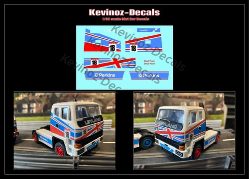 Decals für Scalextric Racing Trucks im Maßstab 1:32 - Union Jack Livery - Bild 1 von 3