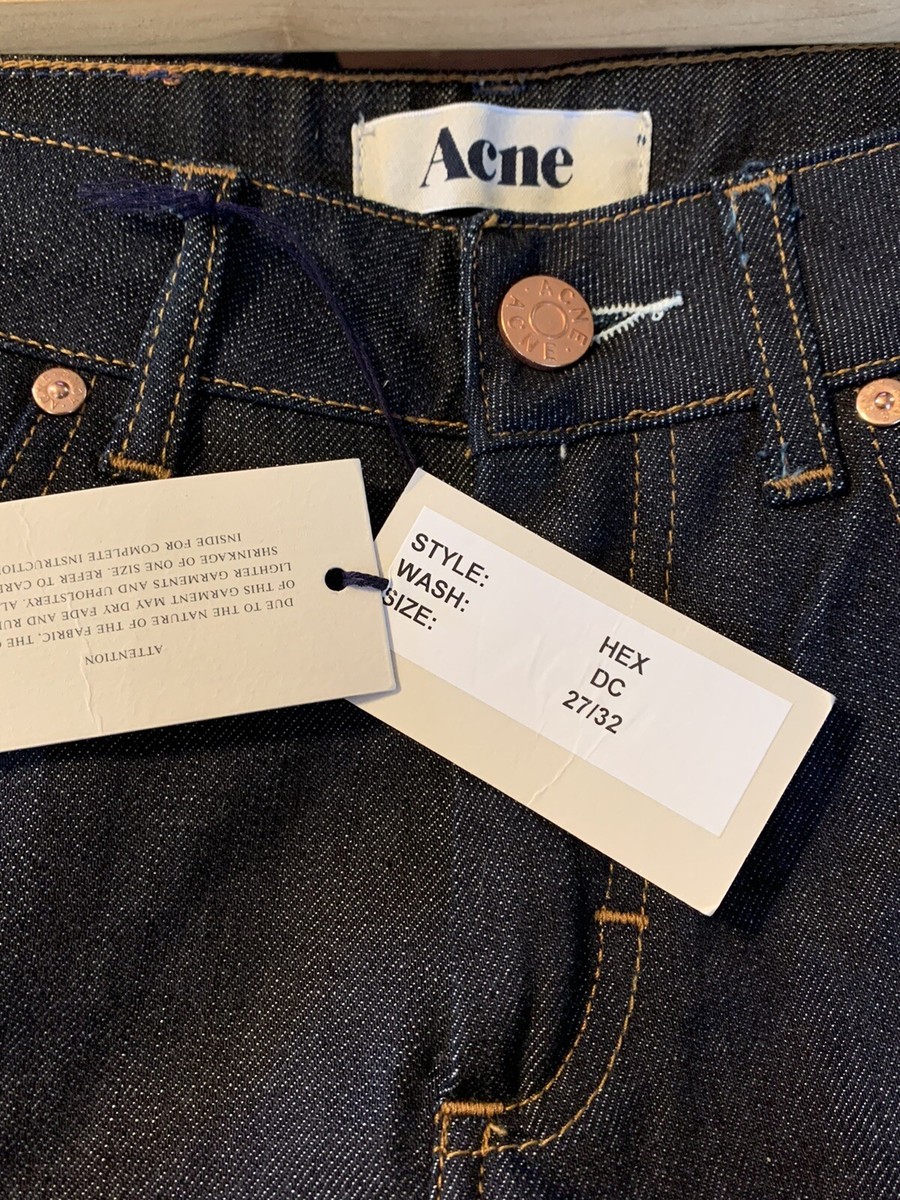 ACNE jeans hex dc dark Wash straight Woman's 27 | eBay ACNE jeans hex dc dark Wash straight Woman's 27 | eBay