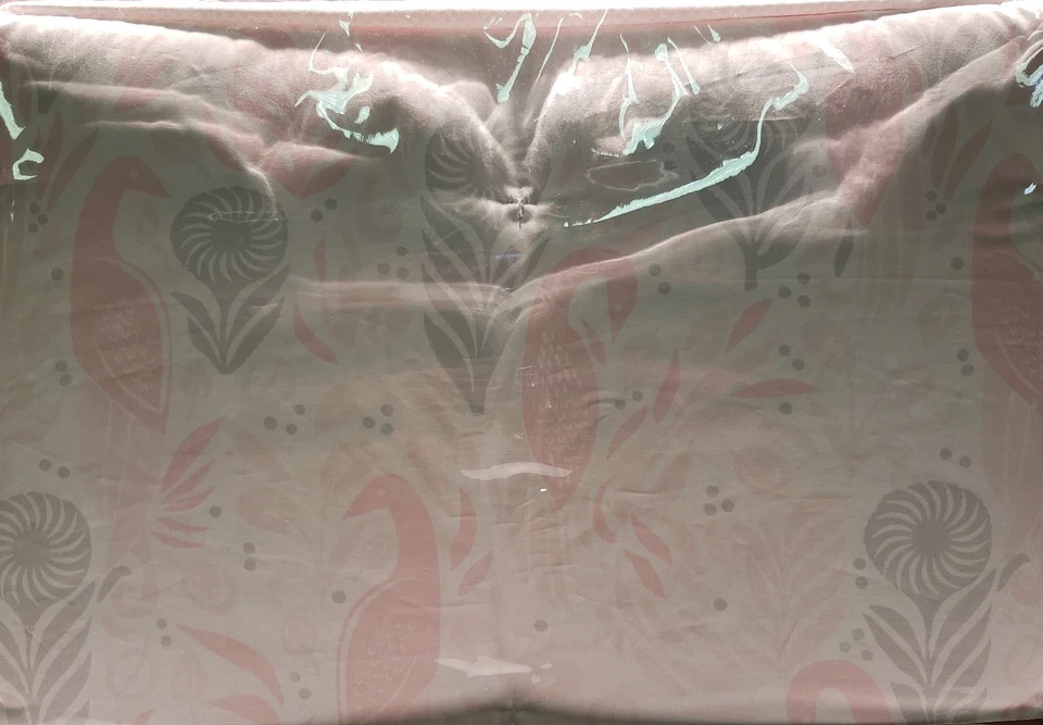 Conjunto de roupa de cama para berço Dwell Studio 3 peças chamado boêmio meninas rosa fantasia pássaros - Imagem 3 de 4