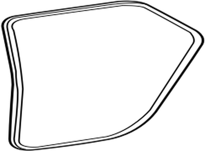 6233248031A0 Toyota Weatherstrip, rear door opening trim, lh