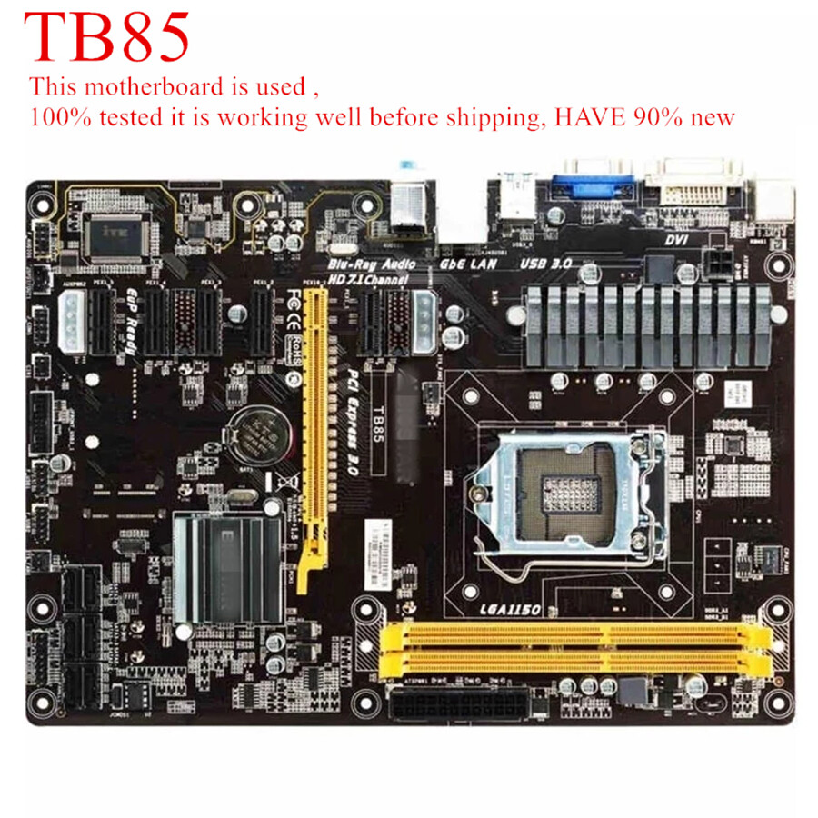 BIOSTAR TB85 マイニング マザーボード Amazon.com: Biostar TB85 Ver 6X Intel Socket 1150 ATX DDR3