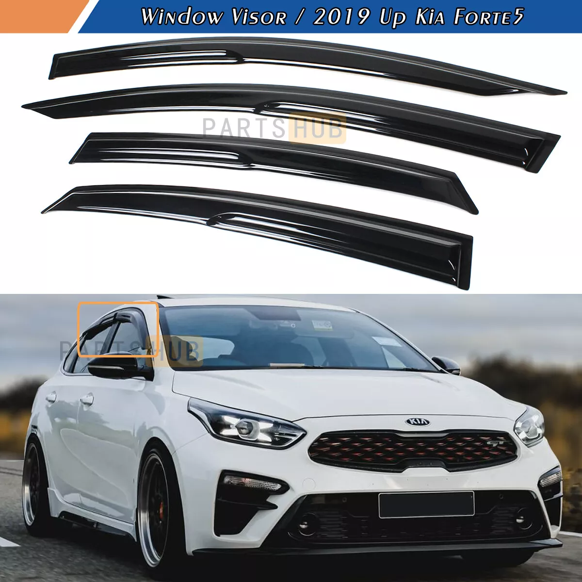 2021 kia 2024 forte window visors