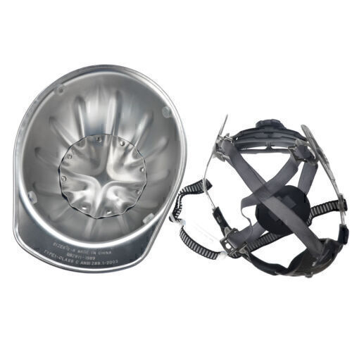 Full Brim Construction Hard Hat Sicherheitshelm Schutz Leichtes Aluminium DE - Bild 2 von 6