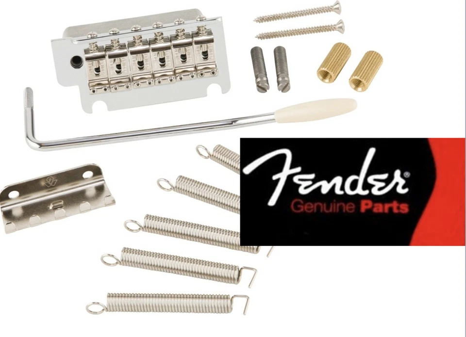 Vibrato Stratocaster Chrome Fender Deluxe Series (two-point) 56mm 099-2079-000