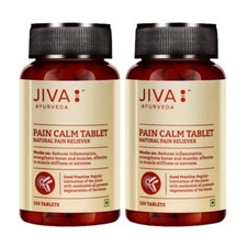 Jiva Pain Calm Tablet - Natural Pain Reliever - 120 Tablet Pack Of 2 