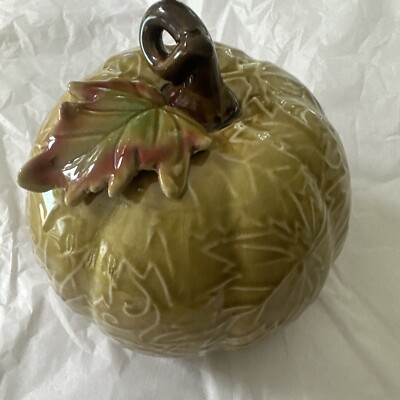 Ceramic Pumpkin fall harvest decor 6  Halloween autumn