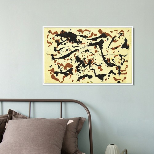 Framed Giclee Print Wall Art Untitled (5) by Jackson Pollock Home Decorations - Picture 6 of 22