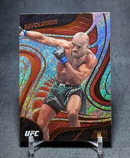 Kamaru Usman Revolution Holo Foil Insert 2023 Panini Chronicles UFC Card #14