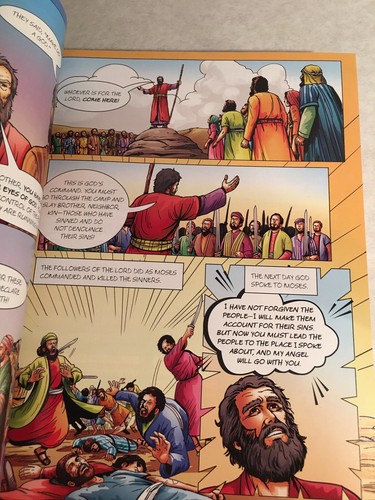 Bibleforce The First Heroes Bible Comic Style Hardcover Kids Bible Stories - Picture 4 of 5