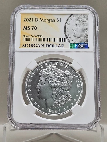 2021 D Morgan Silver Dollar NGC MS 70