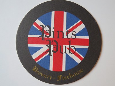 Beer Breweriana Pub COASTER ~ PINTS PUB Brewery & Freehouse ~ Denver, COLORADO