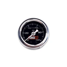 IAG Performance 0-100 PSI Liquid Filled Fuel Pressure Gauge (Black Face)