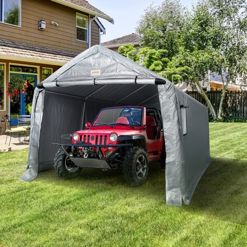 VEVOR Portable Storage Shelter Garage Storage Shed 10 x 15 x 8 ft