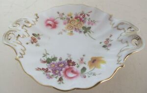Royal Crown Derby &#039;Derby Posies&#039; Floral Pattern Porcelain Bonbon or Trinket Dish