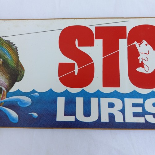 Storm Pre Rapala Large 12 5/8" Sticker Decal Fishing Lure Ad Vintage - Picture 3 of 8