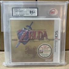 Image of NINTENDO 3DS The Legend Of Zelda Ocarina Of Time 3D UKG/VGA Graded 85+ NM+