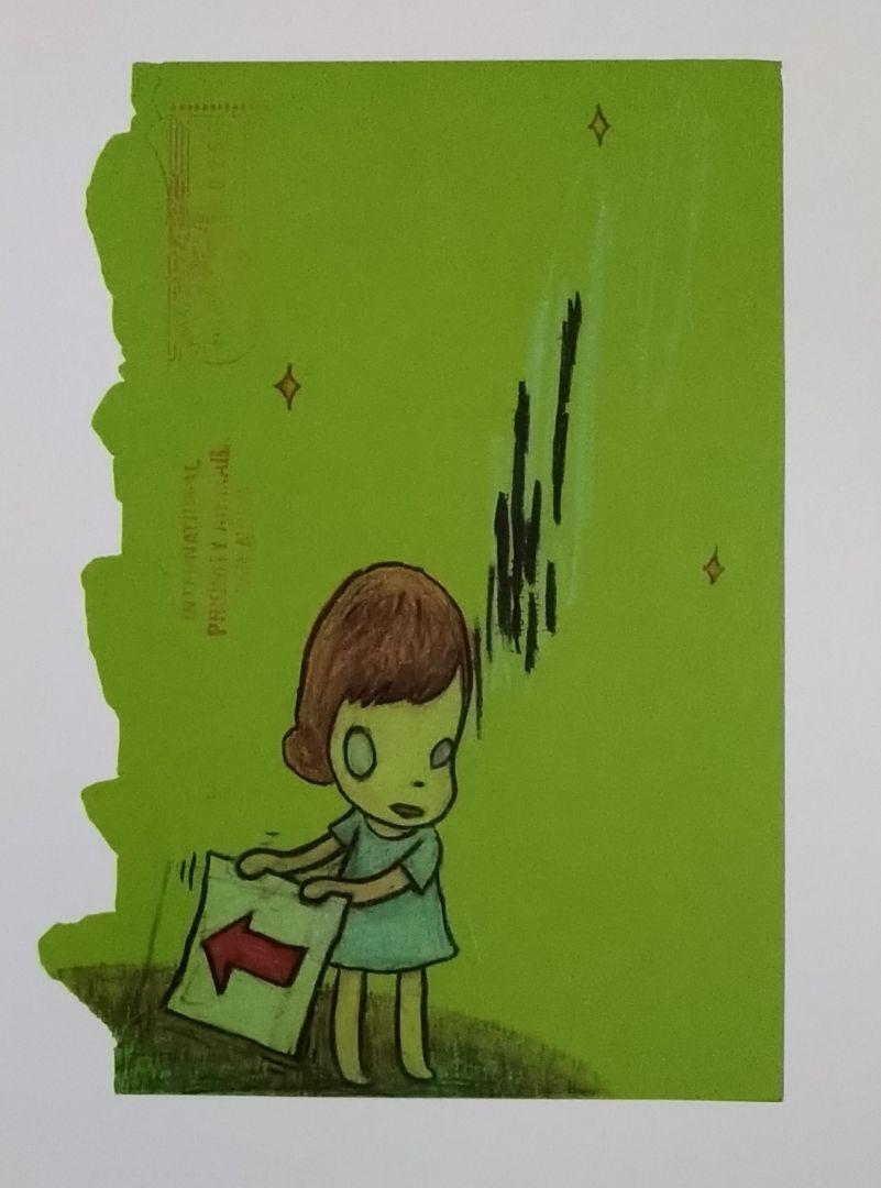 Yoshitomo Nara Print Framed 2005 Drawing File Official Poster | eBay