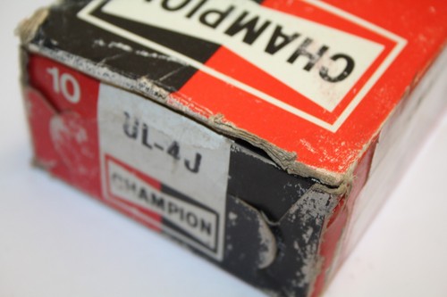 NOS CHAMPION UL-4J BOX OF 10 SPARK PLUGS, EQUIV L5 , NGK B7HS, USE INSTEAD L10 - Picture 2 of 3
