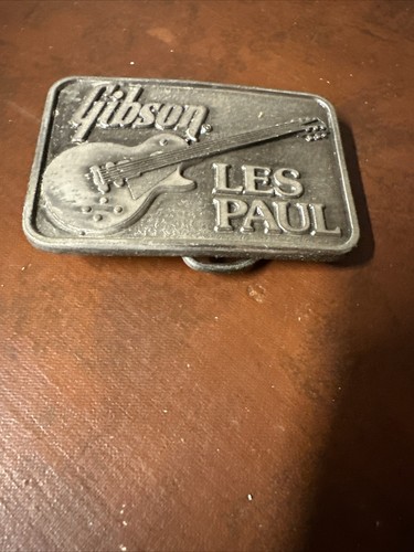 Gibson Les Paul Belt Buckle Vintage - Picture 2 of 14