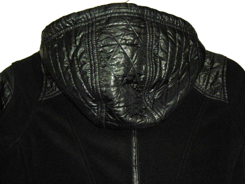 Kyodan Fleece Quilted Jacket Women P-S Hooded Full Zip Long Sleeve - Picture 12 of 15