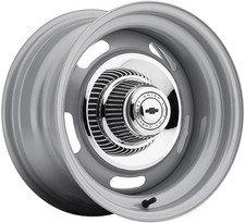 U.s. Wheel Silver Rallye Series 55 15x12 5x4.5 4.75 Boltcircle With 5