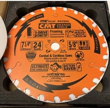 CMT P07524 7-1/4” 24 Teeth 5/8 Bore Box Of 10