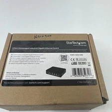 StarTech 5-Port Unmanaged Industrial Gigabit Ethernet Switch