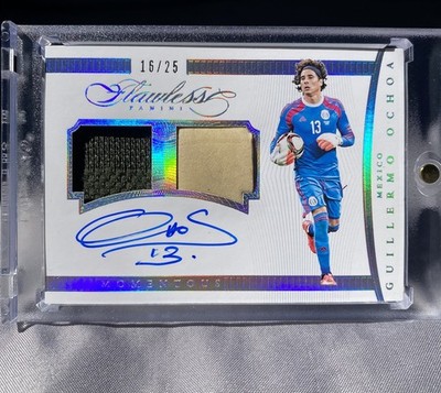 2015-16 Panini Flawless - Momentous Guillermo Ochoa Two-Tone  /25 Patch/Auto